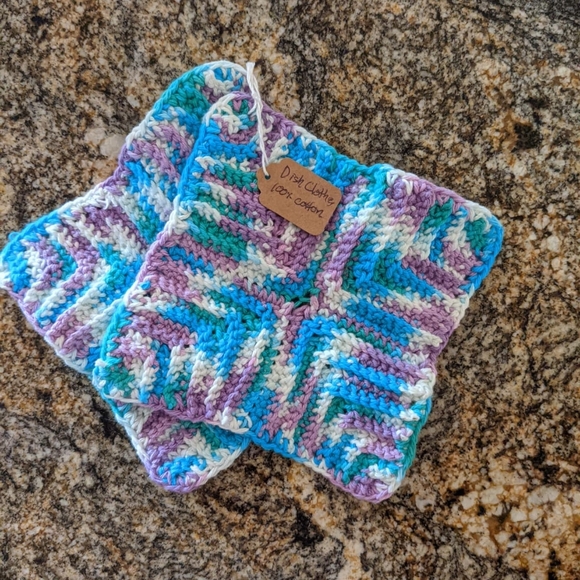 Crochet Cotton Dishcloths - Picture 1 of 1